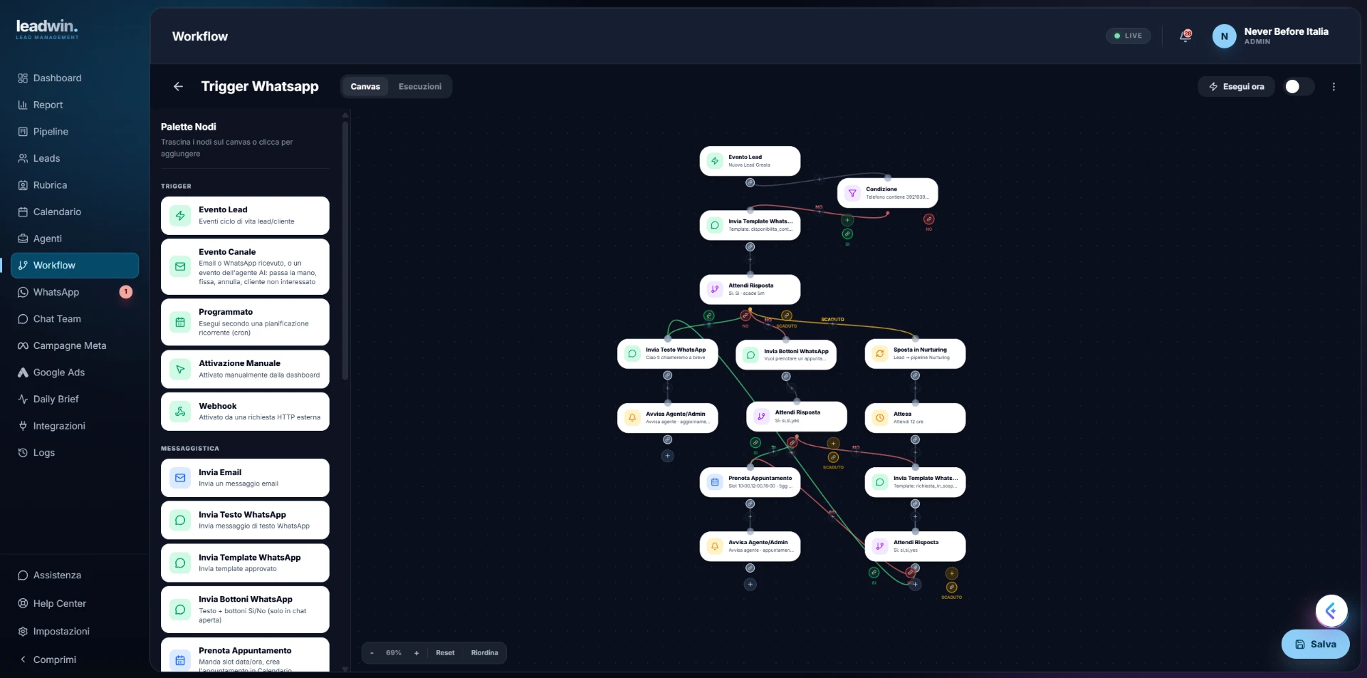 Workflow automatici in LeadWin